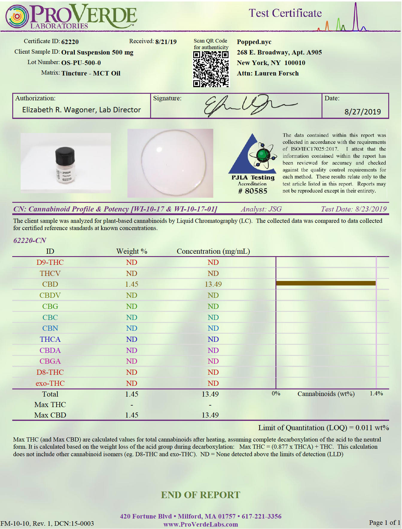 CBD Oil Drops | 500MG Regular Strength Formula