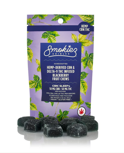 Smokiez Blackberry Hemp Delta-9 Gummies