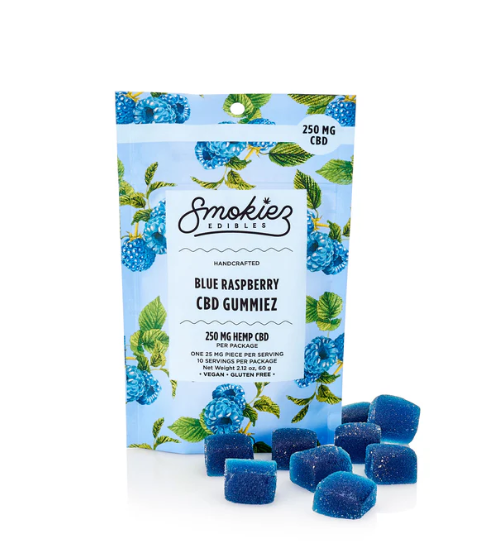 Smokiez Blue Raspberry Fruit Chews