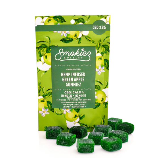 Smokiez™ Calming Green Apple CBD 2.5:1 Fruit Chews