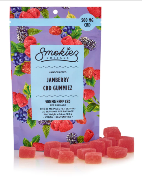 Smokiez Jamberry Fruit Chews - CBD Gummies