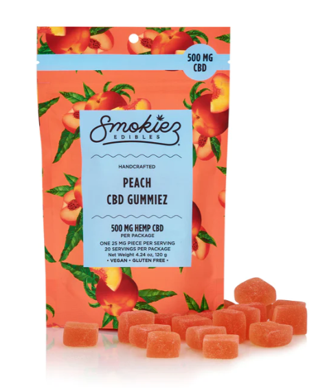 Peach CBD Gummies by Smokiez